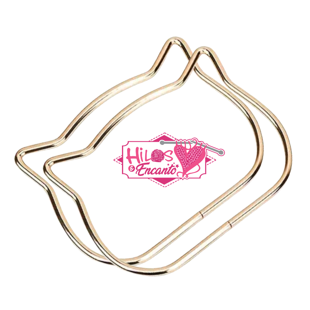 Asas para Bolsa Silueta Gato